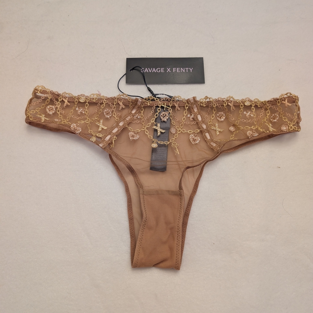 Savage X Fenty Charmbeat Brazilian Panty Multiple Size NWT